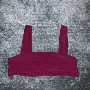 Magenta bikini top